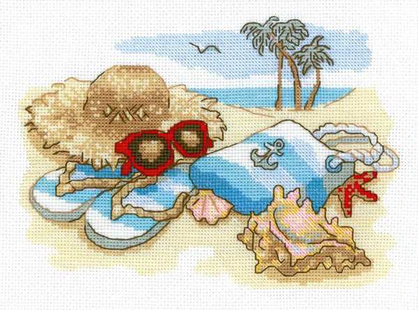 Seaside Holiday Cross Stitch Kit By RIOLIS