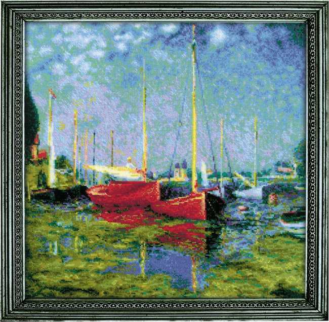 Argenteuil Monet Cross Stitch Kit By RIOLIS
