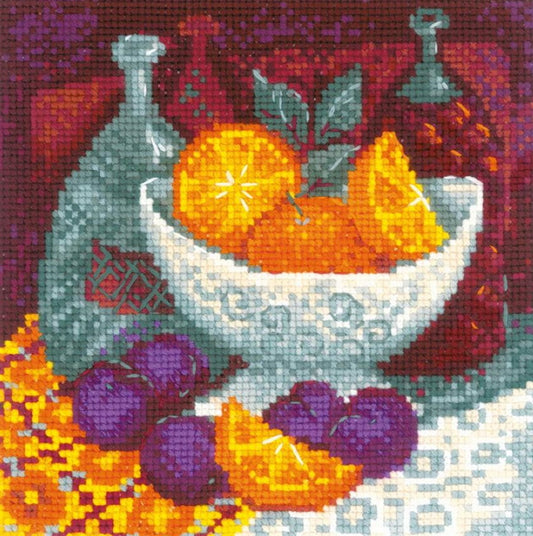 Oranges Cross Stitch Kit By RIOLIS