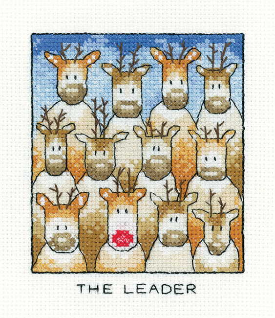The Leader Cross Stitch Kit by Heritage Crafts