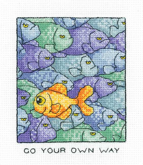 Your Own Way Cross Stitch Kit by Heritage Crafts