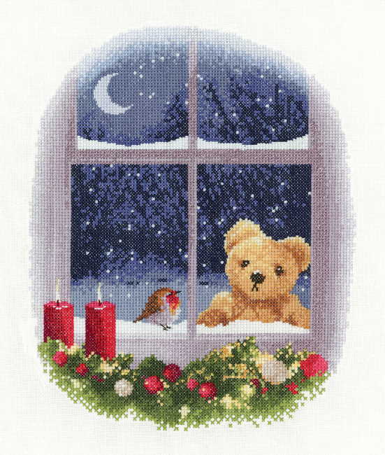 William and Robin Cross Stitch Kit by Heritage Crafts